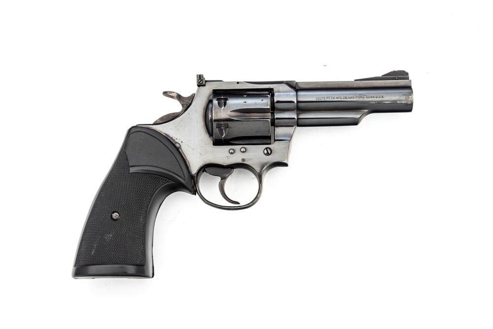 Colt, Trooper MK III, DA Revolver, .357 Magnum caliber, SN J64040, fine condition in original blue (1 of 2)