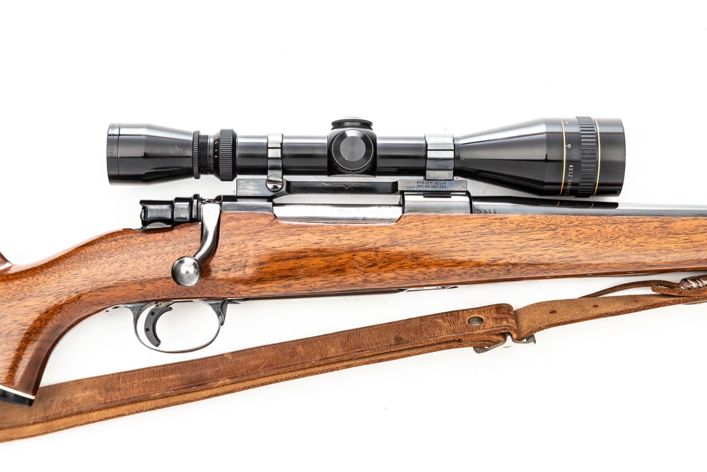 Mauser, B/A Rifle, .243 caliber, SN 0444, Custom, blue finish, 24" barrel, high gloss wood with (1 of 4)