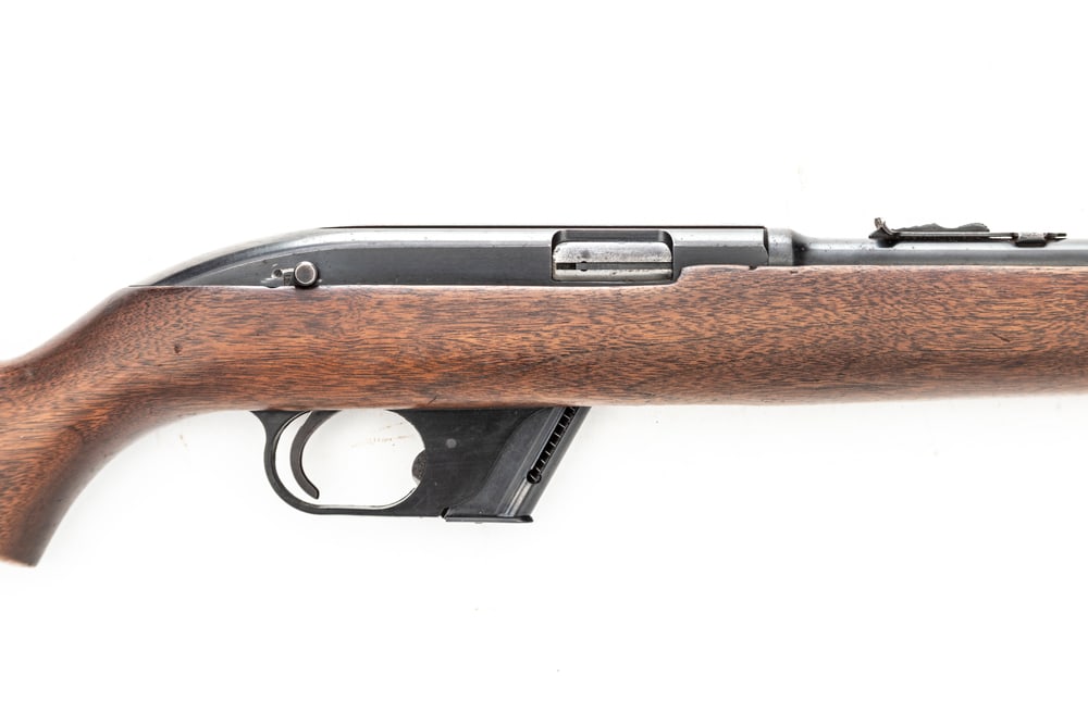 Winchester, Model 77, Semi-Auto Rifle, .22 L.R. caliber, SN 147970, blue finish, 20" barrel, very: Winchester, Model 77, Semi-Auto Rifle, .22 L.R. caliber, SN 147970, blue finish, 20" barrel, very good overall condition, retaining much original blue and finish on stock. (MODERN)