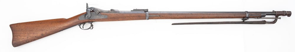Antique U.S. Springfield, Model 1884, Trap Door Rifle,.45/70 caliber, SN 435652, manufactured (1 of 4)
