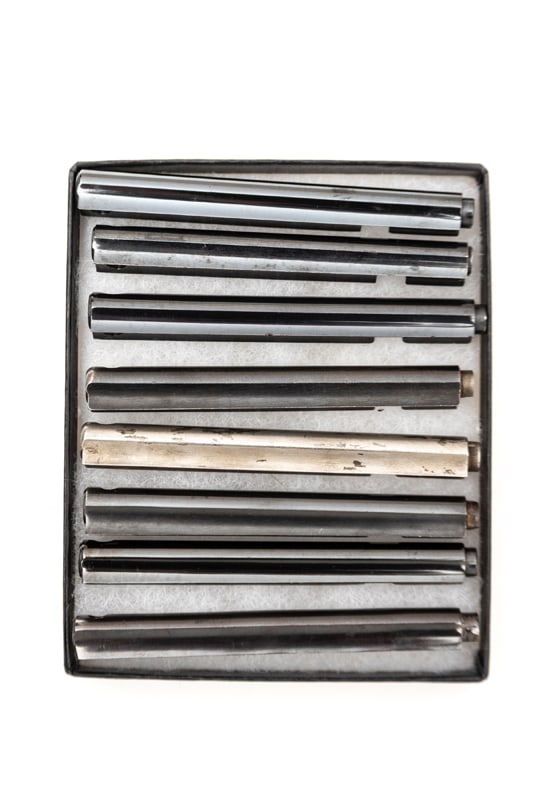 Eight (8) Ejector Rod Housings for Colt Single Action Revolvers. Will be sold as one lot. (1 of 1)