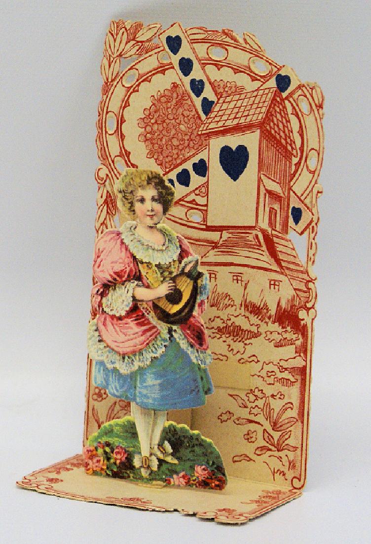 Victorian Embossed Diecut Folding Fold-Out 3D (1 of 1)