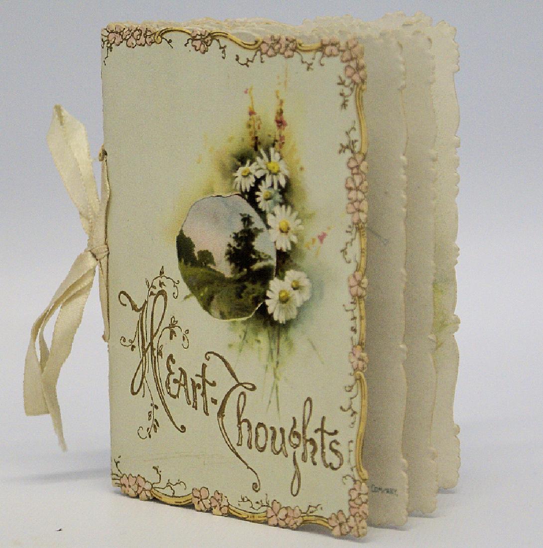 Victorian Embossed Diecut Ephemera Greeting Card Book, (1 of 1)