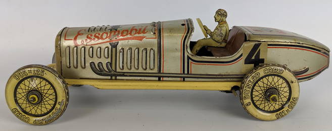 ULTRA RARE 1930's Tipp & Co. 'Essomobil' Tin Esso Race