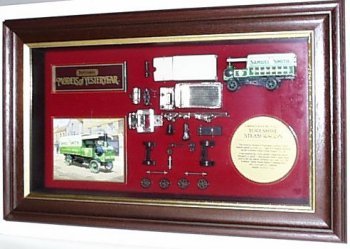 Matchbox Models of Yesteryear Limited Edition Yorkshire: Matchbox Models of Yesteryear Special Limited Edition issue of the Yorkshire Steamwagon, Samuel Smith Corn Mills. The set is sold with the complete model plus another in component form. Each mounted i