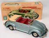 Vintage SCARCE Bat Op Tin VW Volkswagen Beetle Bug