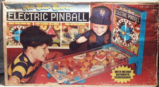 Vintage Electric All Star Sport Pinball Game Wolverine