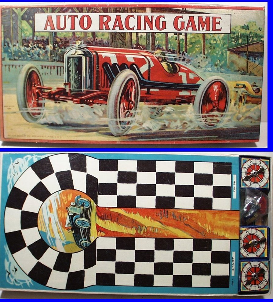 Vintage 1930 Auto Race Boardgame 4289 Milton Bradley Jun 25 2017 Jasper52 In Ny