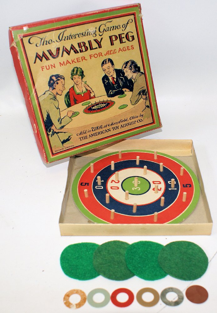1920's The Interesting Game of MUMBLY PEG in the