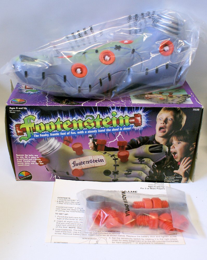 Vintage 1988 Footenstein Frankenstein Game By Coleco,