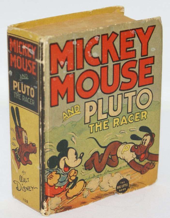 BLB 1936 MICKEY MOUSE and PLUTO the Racer #1128 BIG (1 of 4)