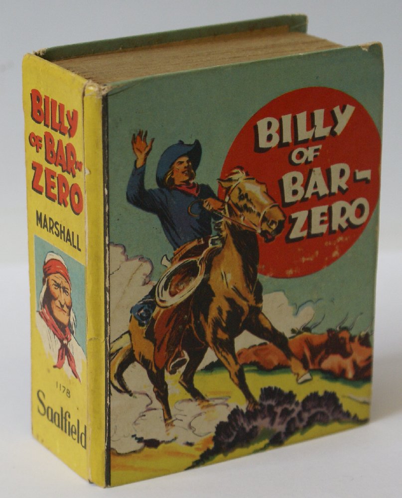 Vintage 1940 BILLY OF BAR-ZERO #11780 Big Little Book, (1 of 4)