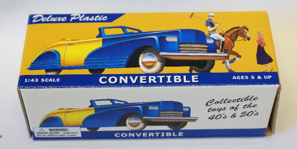 Dimestore Dreams 1:43 Scale Blue/Yellow CONVERTIBLE Toy (1 of 1)
