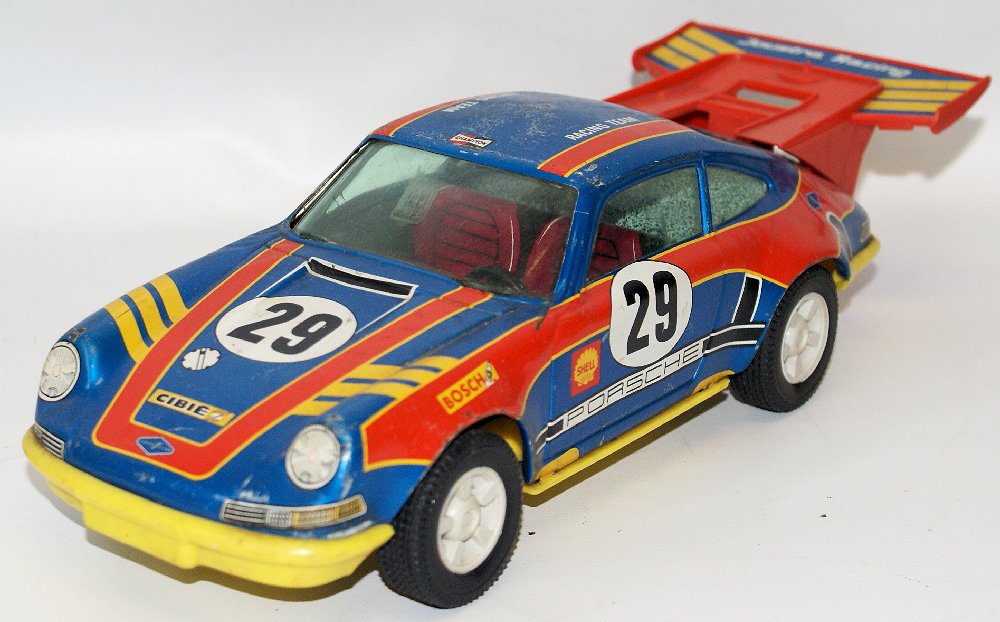 Vintage Tin Litho Friction #29 PORSCHE 911 Racing Team (1 of 4)