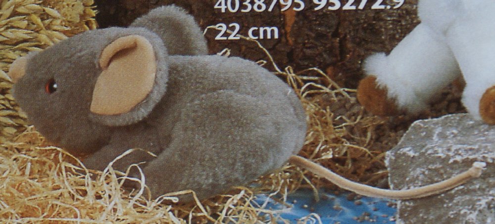 Adorable Sonni (Germany) Plush Stuffed 8-1/2" Mouse (1 of 1)