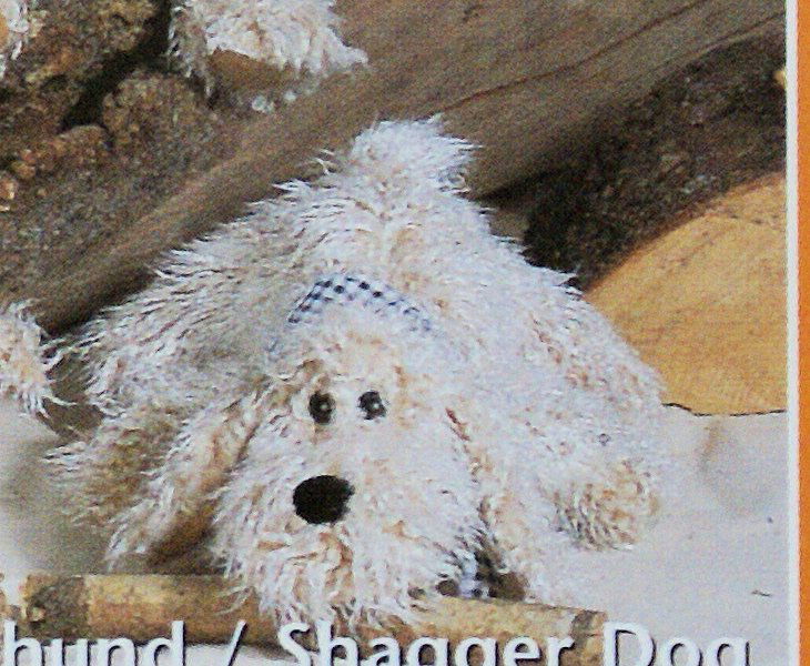 Sonni (Germany) Plush Stuffed 13-3/4" Shaggy Dog (1 of 1)