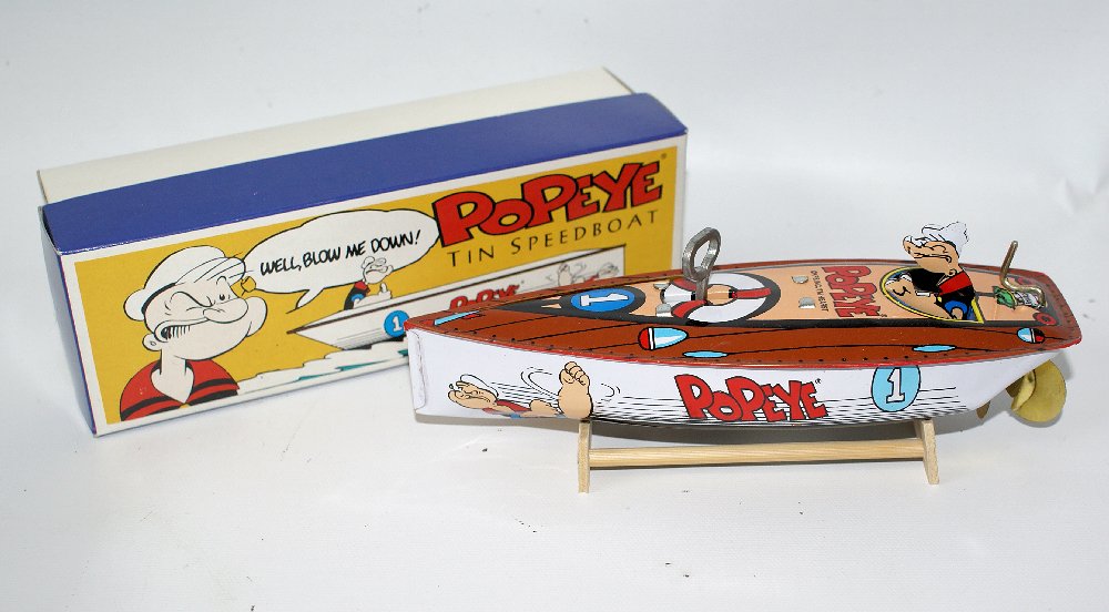 Vintage Limited Edition 1996 Wind-up POPEYE TIN (1 of 2)