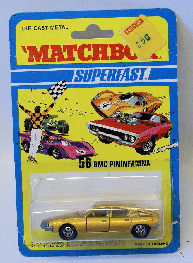 Vintage 1971 MATCHBOX SUPERFAST No. 56 BMC PININFARINA, (1 of 2)