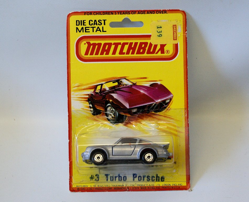 Vintage 1980 MATCHBOX No. 3 TURBO PORSCHE on the (1 of 2)