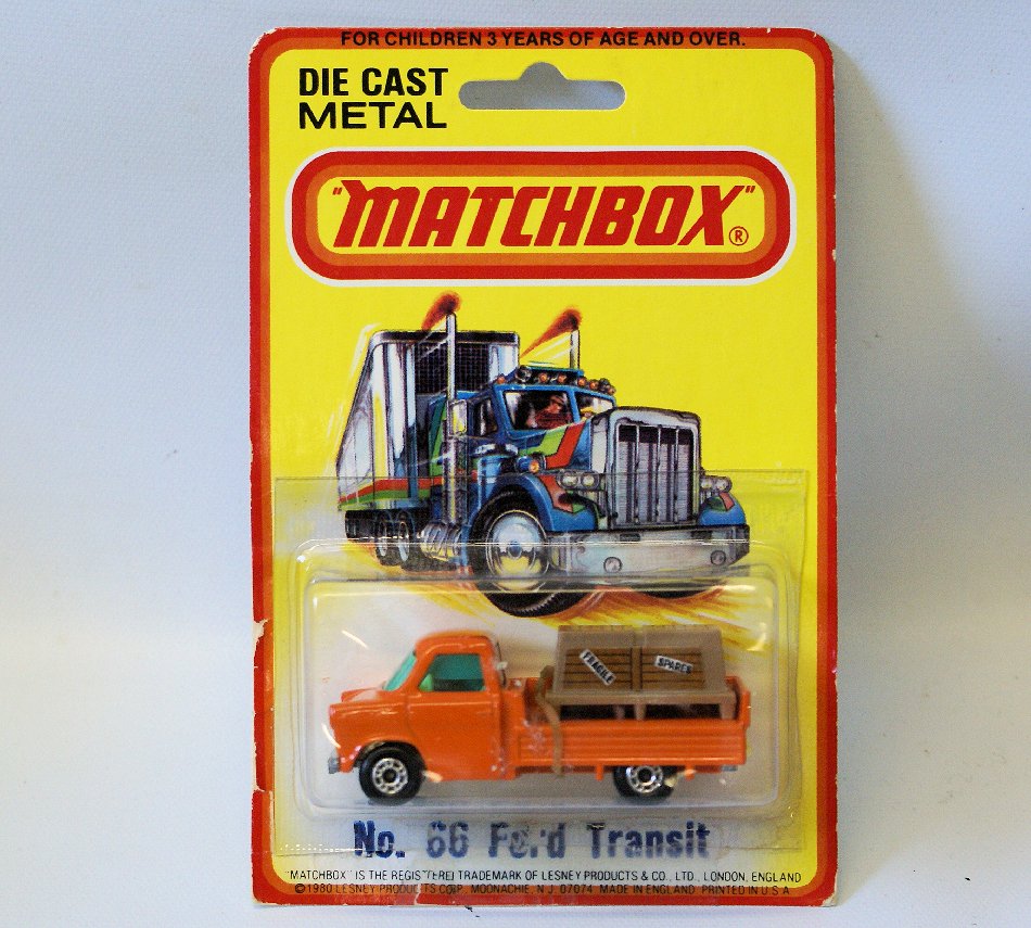 Vintage 1980 MATCHBOX No. 66 FORD TRANSIT TRUCK on (1 of 2)