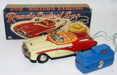 RARE 50's Tin R.C. Concept Sports Car Convertible,