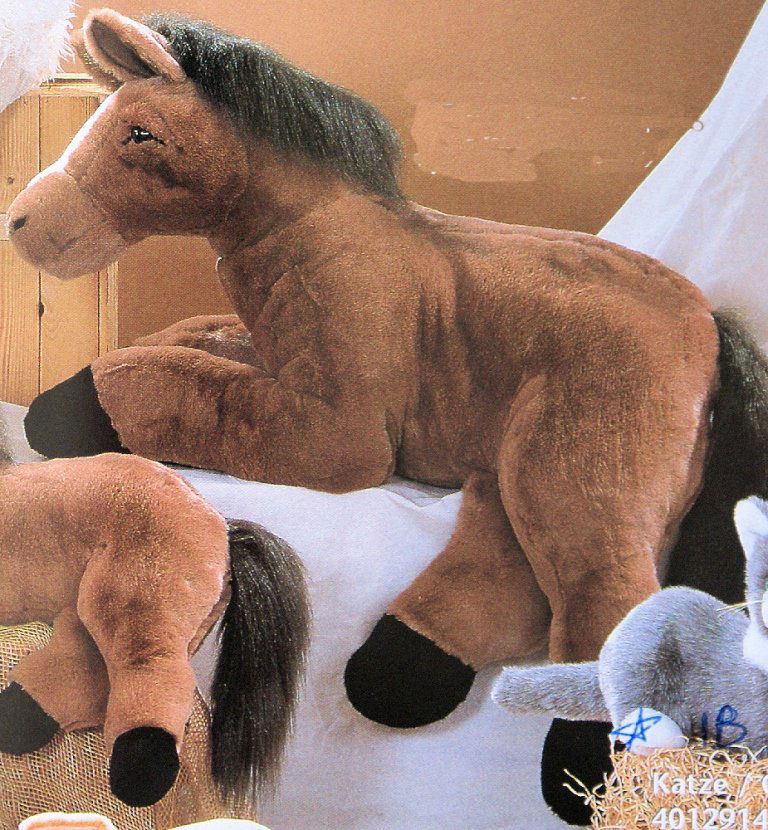 Adorable Sonni (Germany) Plush Stuffed 25-1/2" Horse (1 of 1)