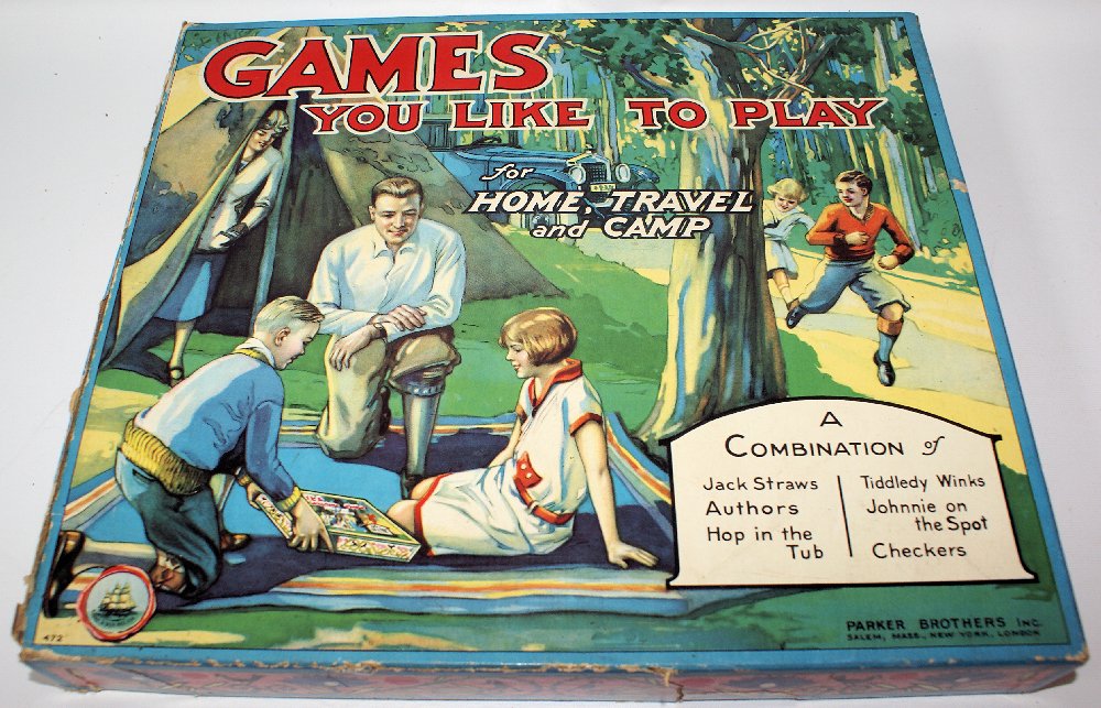 RARE 1940's Board GAMES YOU LIKE TO PLAY Travel or Home (1 of 1)
