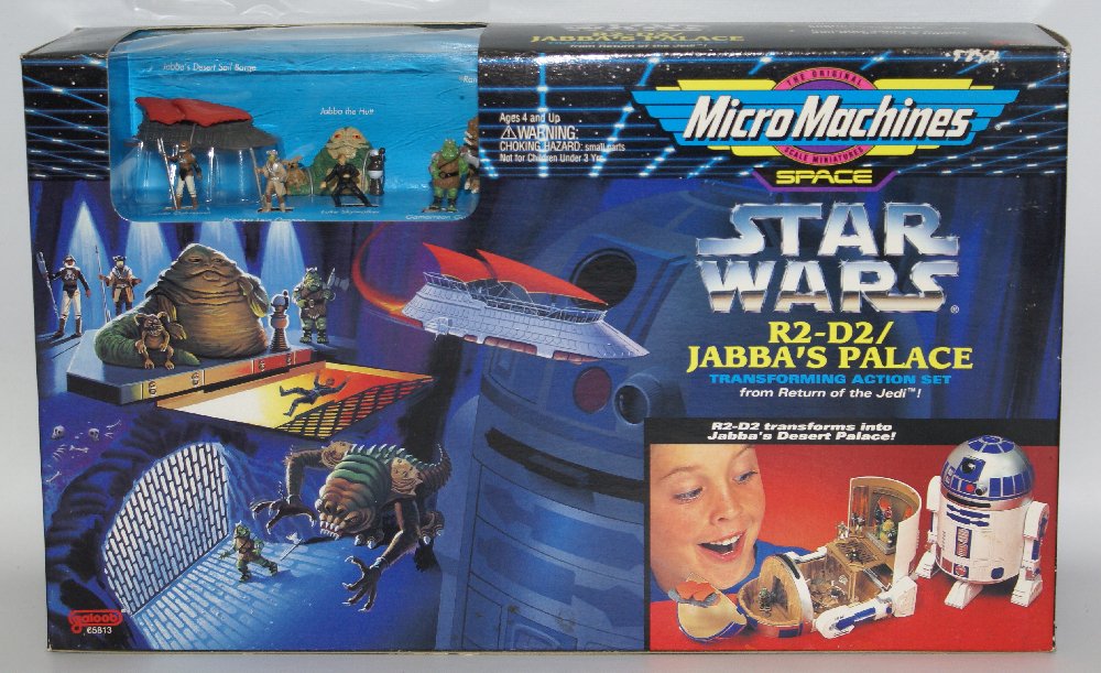 1994 STAR WARS Micro Machines R2-D2 / JABBA'S PALACE (1 of 2)