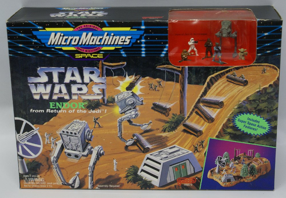 1993 STAR WARS Micro Machines ENDOR Return of the Jedi (1 of 2)