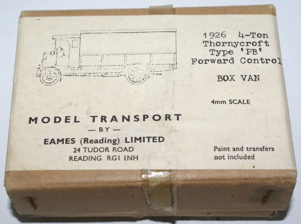 Model Kit of 1926 4-Ton Thornycroft Box Van by Eames (1 of 1)