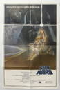 1977 STAR WARS Movie Poster, 1ST PRINTING, Style A,