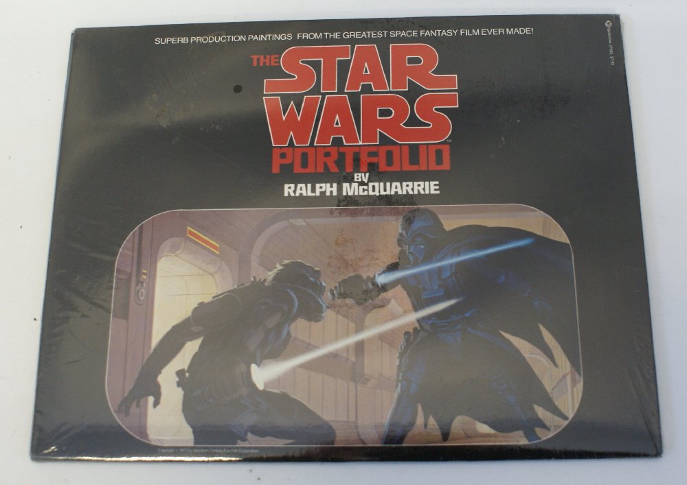 1977 STAR WARS Ralph McQuarrie Paintings Portfolio, (1 of 2)
