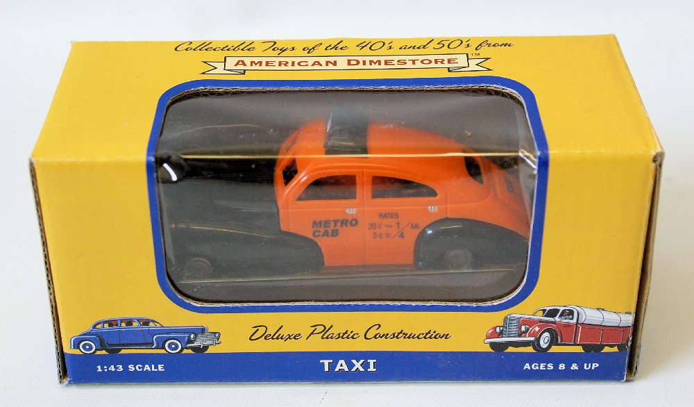 American Dimestore Retro Style 1:43 Scale METRO CAB (1 of 1)