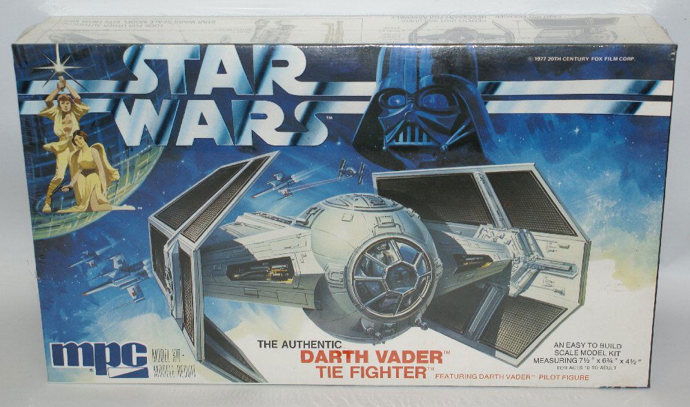 Vintage 1978 MPC STAR WARS DARTH VADER'S TIE FIGHTER (1 of 1)