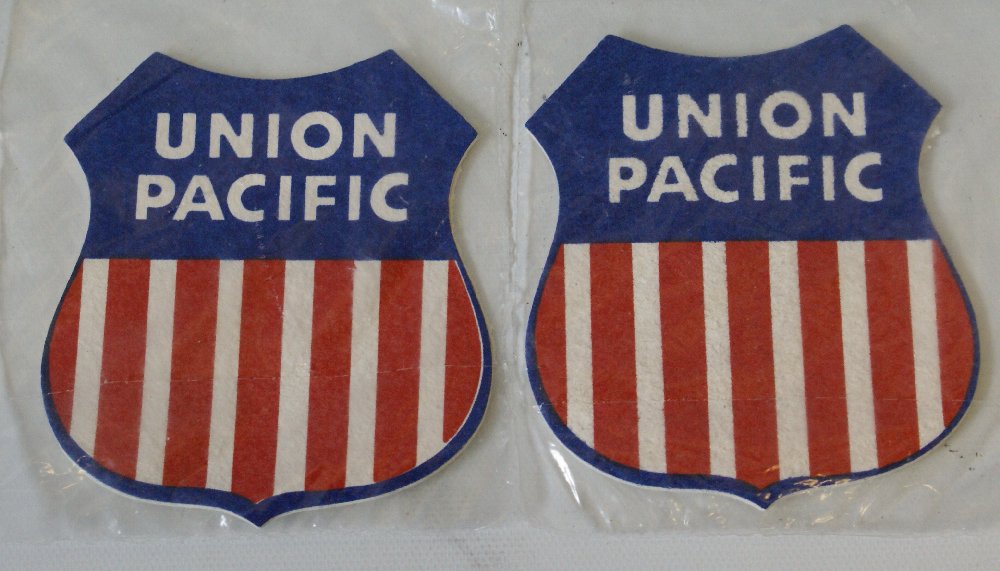 Lot of 2 UNION PACIFIC Railroad Train Memorabilia, Dip (1 of 1)