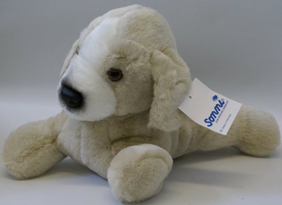 Sonni (Germany) Plush Stuffed 13-3/4" Puppy Dog (1 of 2)