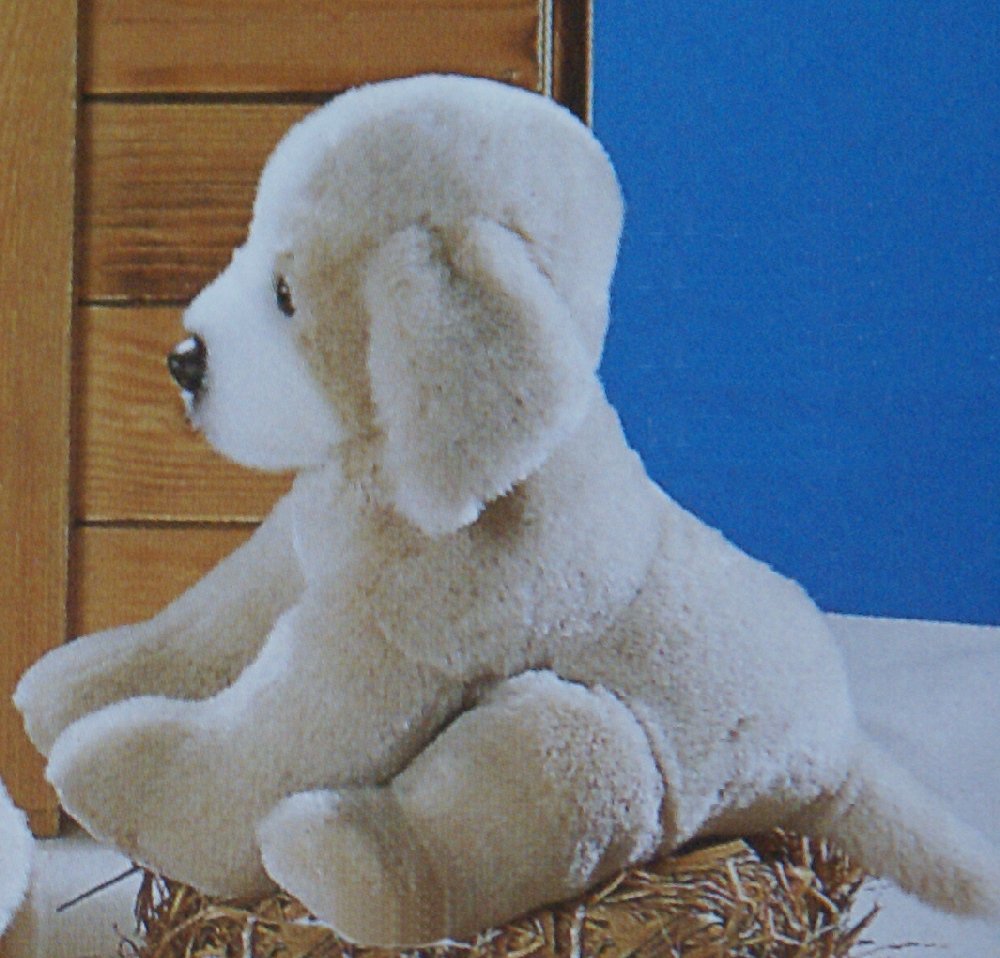 Sonni (Germany) Plush Stuffed 13-3/4" Sitting Puppy Dog (1 of 1)