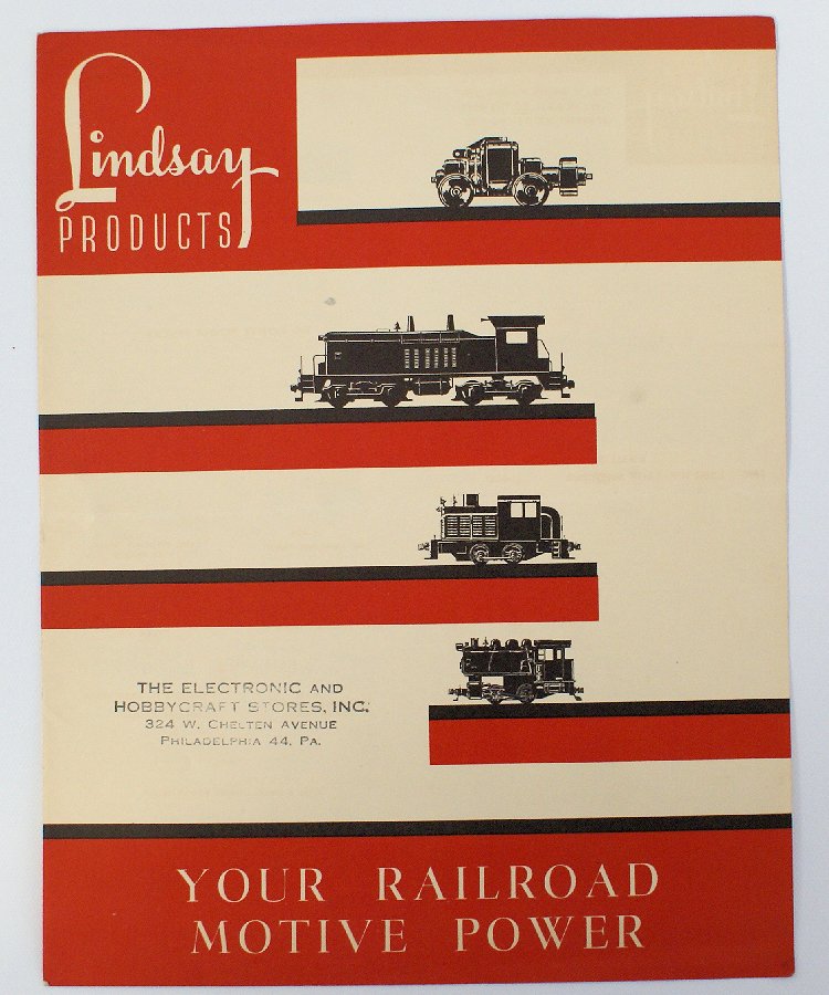 Vintage 1960's LINDSAY Products Toy Trains and (1 of 3)