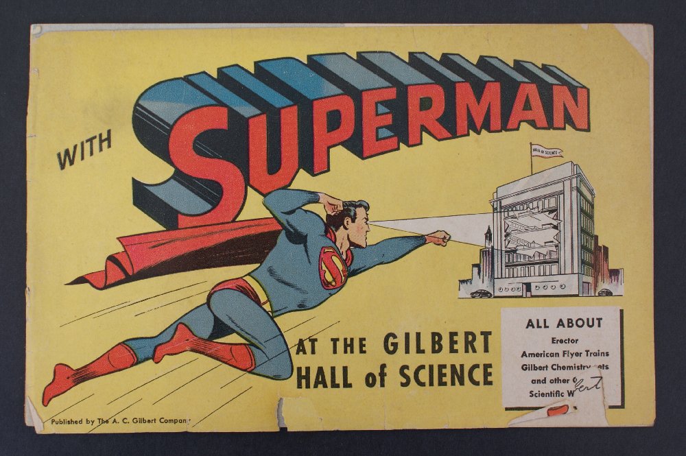 Vintage 1948 SUPERMAN at the GILBERT HALL OF SCIENCE (1 of 3)