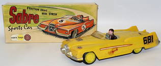 ULTRA RARE PROTOTYPE Marx SABRE SPORTS CAR Friction