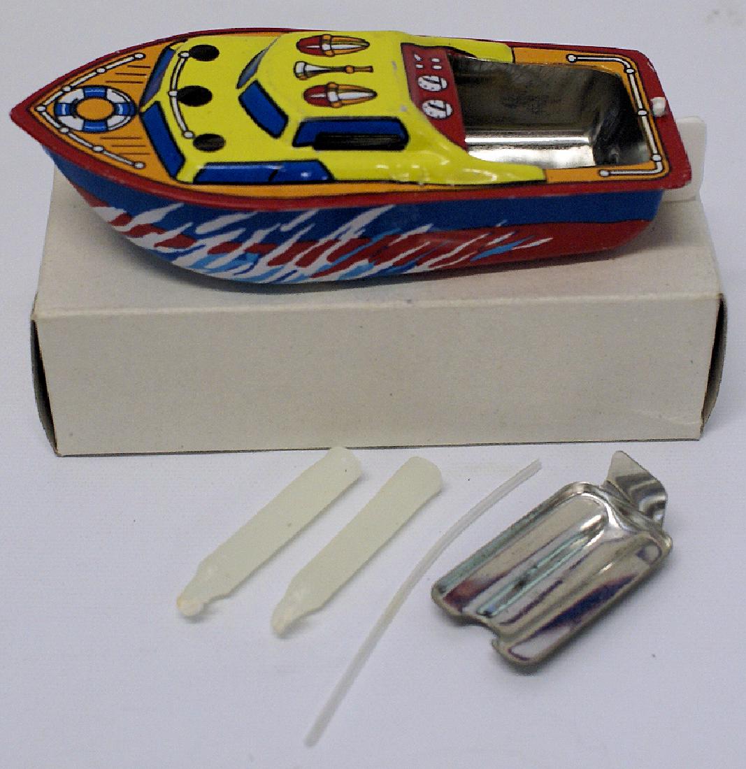 Reproduction Tin Candle/steam Powered POP-POP Colorful (1 of 1)