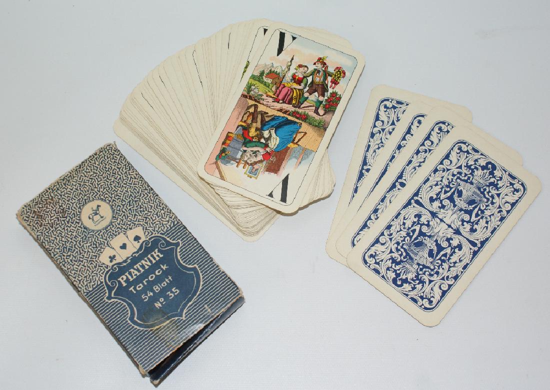 1935 PIATNIK Tarock Blatt Nr. 35 Tarot Playing Card (1 of 3)