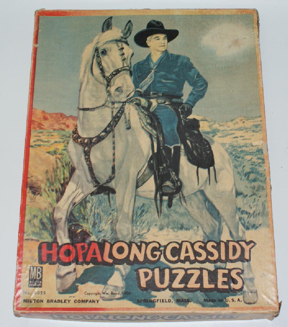 1950 Milton Bradley HOPALONG CASSIDY Picture Puzzle (1 of 4)