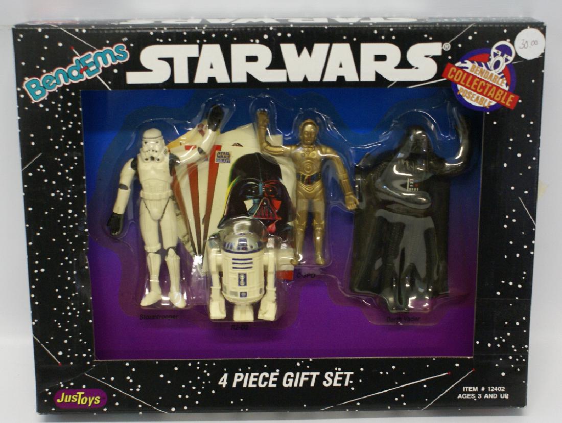 1993 STAR WARS Bend-Ems Bendable Poseable 4-Piece (1 of 1)