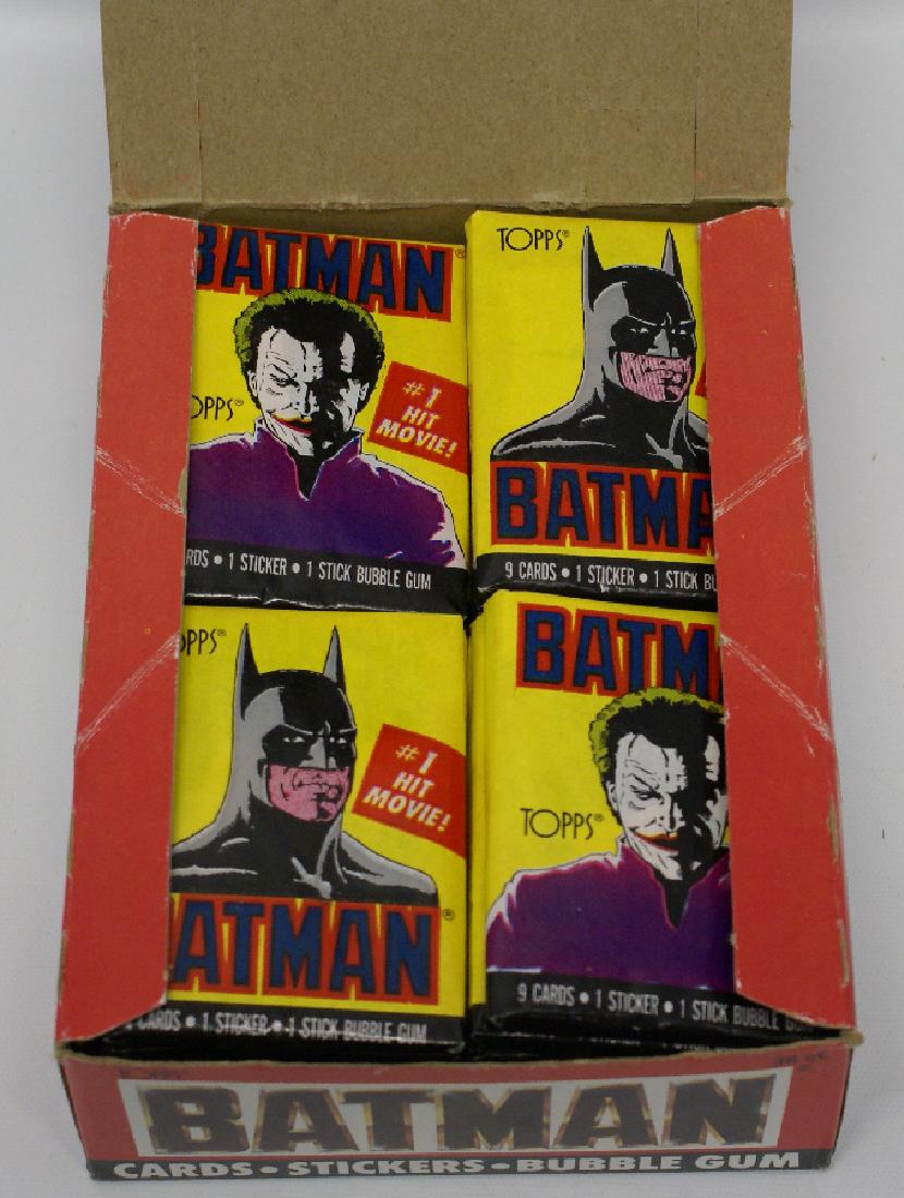 CASE of 1989 BATMAN Movie TOPPS Trading Cards Stickers (1 of 2)