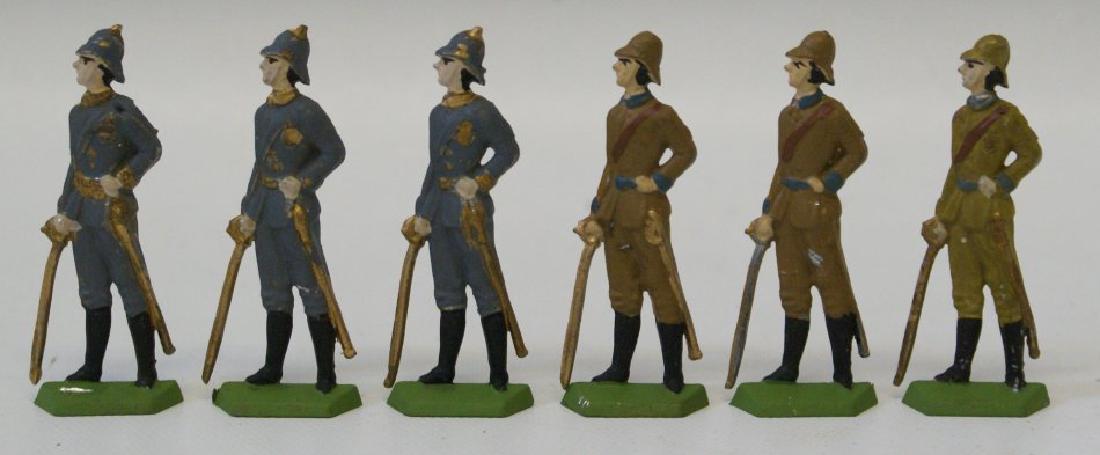 6 British and French Military Lead Hand Painted Toy (1 of 1)