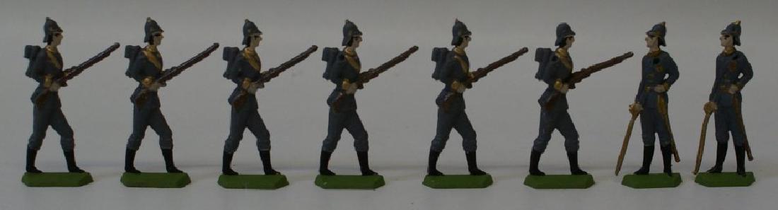 8 French Military Lead Hand Painted Toy Infantry (1 of 1)