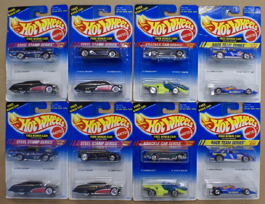 Mixed Lot of 16 (8 double packs) of 1990's HOT WHEELS (1 of 1)