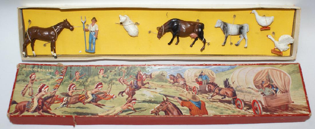 RARE Vintage Minature Painted Lead Farm Figure & (1 of 2)