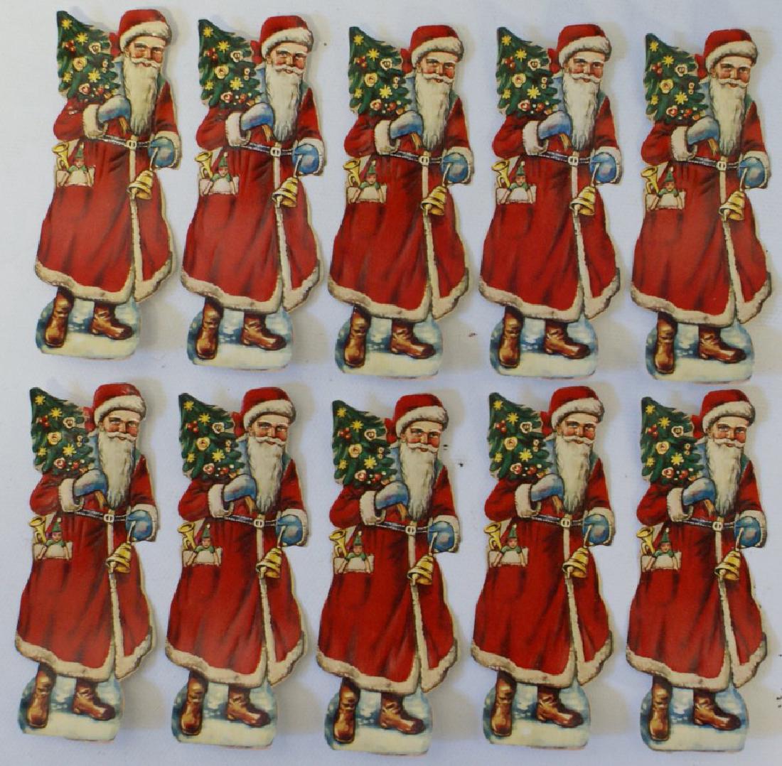 Vintage Lot of 10 German 4" Embossed Die Cut 1930s (1 of 1)